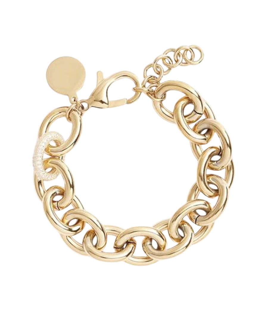Gold Bracelet With Pearls